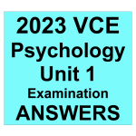 2023-2027 VCE Psychology - Unit 1 - Trial Exam